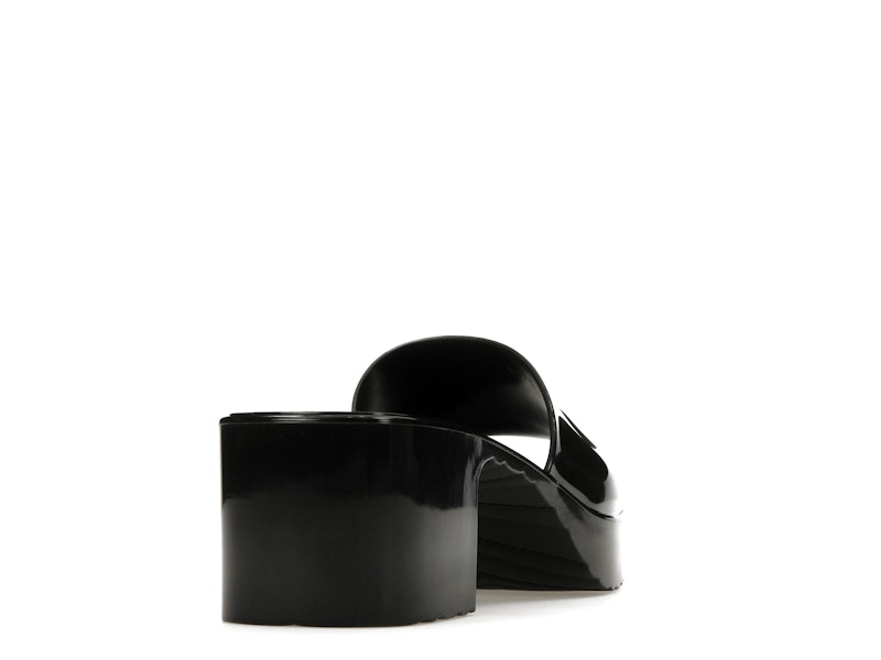 Gucci 60mm Slide Sandal Black Rubber - image 30