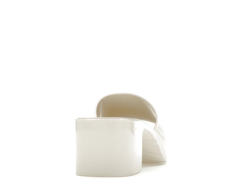 Gucci 60mm Slide Sandal White Rubber - image 29