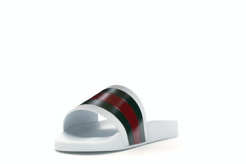 Gucci Pursuit Pool Slides White - image 13