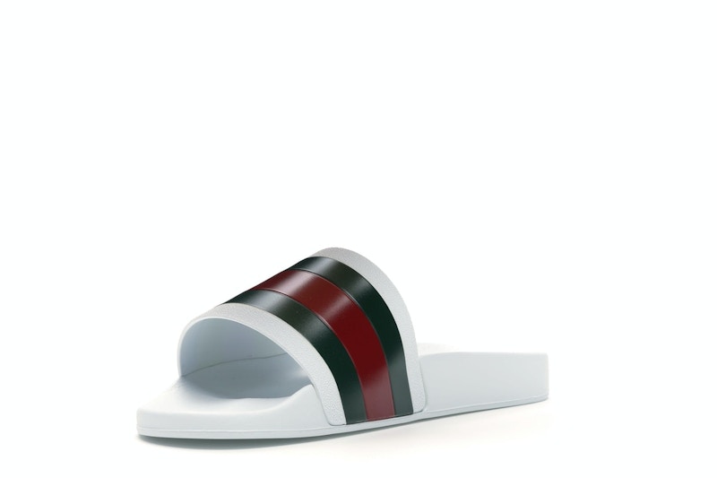 Gucci Pursuit Pool Slides White - image 14