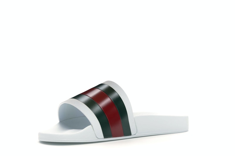 Gucci Pursuit Pool Slides White - image 15