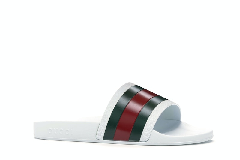 Gucci Pursuit Pool Slides White - image 3