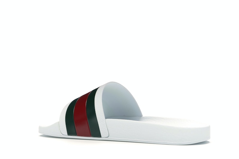 Gucci Pursuit Pool Slides White - image 22