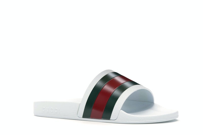 Gucci Pursuit Pool Slides White - image 4