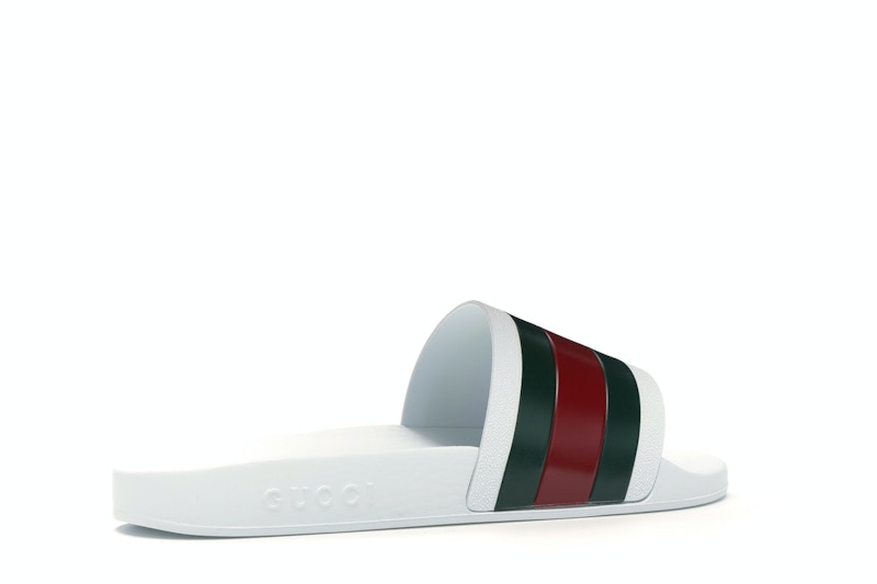 Gucci Pursuit Pool Slides White - image 34