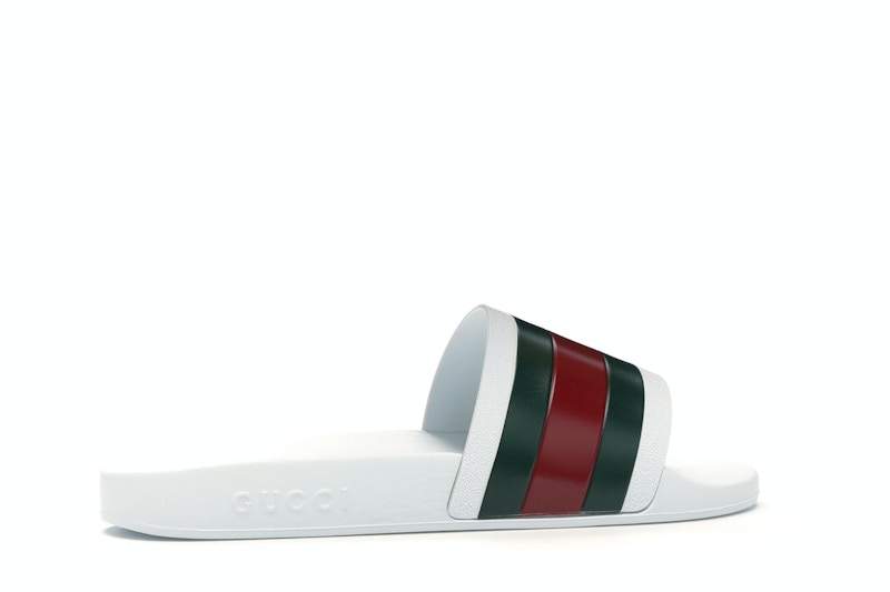 Gucci Pursuit Pool Slides White - image 35