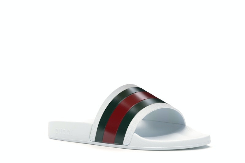Gucci Pursuit Pool Slides White - image 5