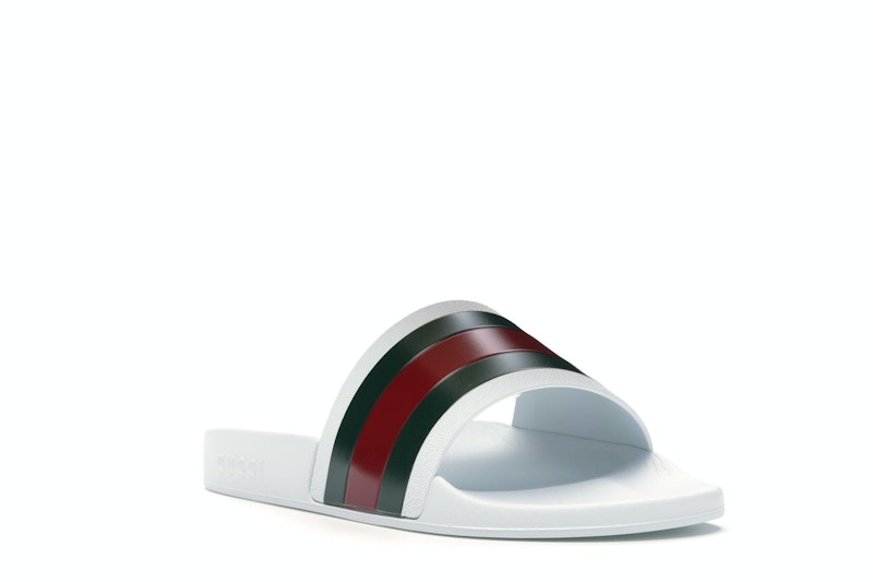 Gucci Pursuit Pool Slides White - image 6