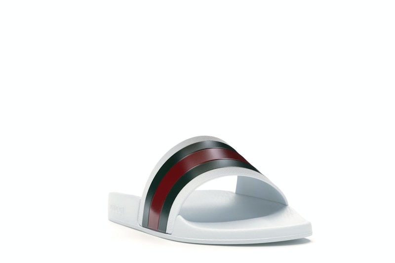 Gucci Pursuit Pool Slides White - image 7