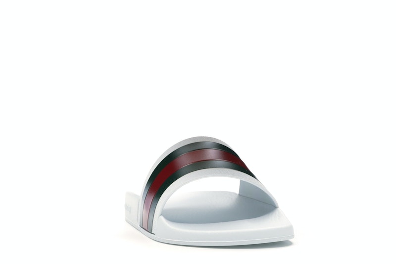 Gucci Pursuit Pool Slides White - image 8