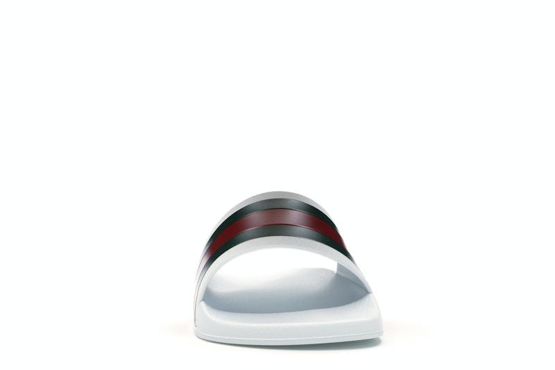 Gucci Pursuit Pool Slides White - image 9