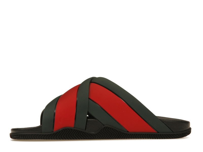 Gucci Web Slide Black Rubber (Women's) - image 18