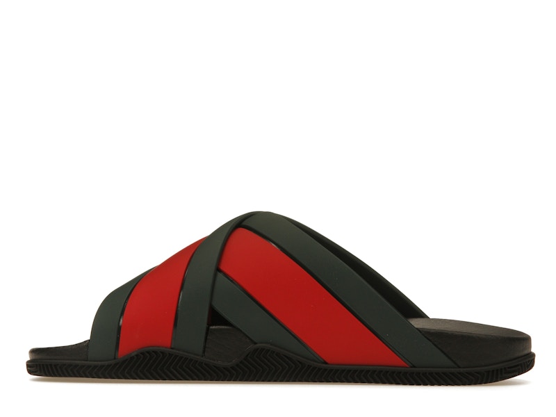 Gucci Web Slide Black Rubber (Women's) - image 20