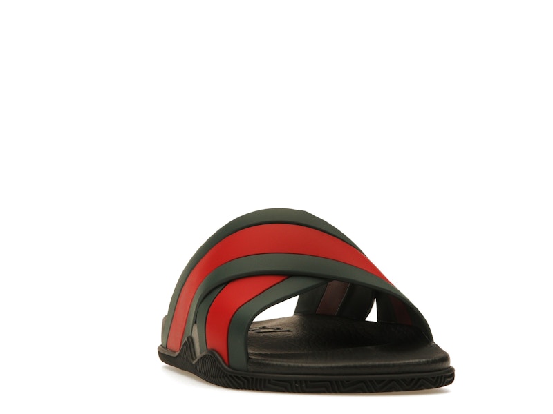 Gucci Web Slide Black Rubber (Women's) - image 8