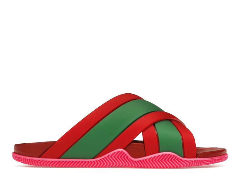 Gucci Web Slide Pink Rubber (Women's)