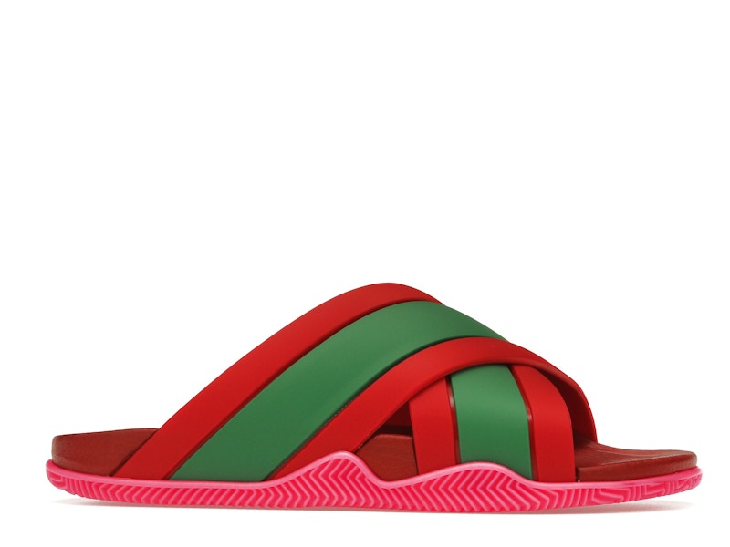 Gucci Web Slide Pink Rubber (Women's) - image 2