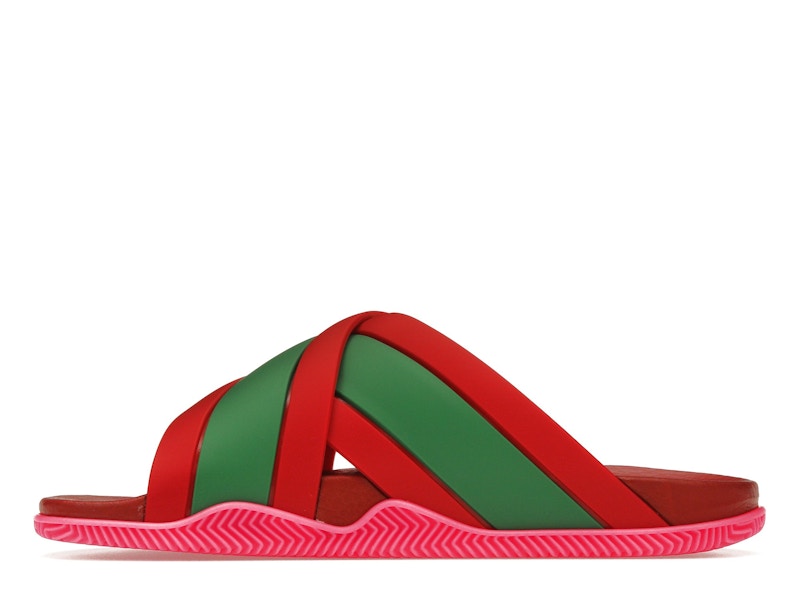 Gucci Web Slide Pink Rubber (Women's) - image 19