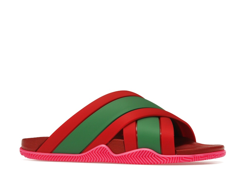 Gucci Web Slide Pink Rubber (Women's) - image 3