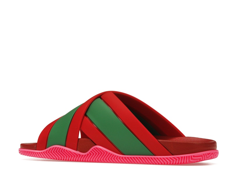 Gucci Web Slide Pink Rubber (Women's) - image 22