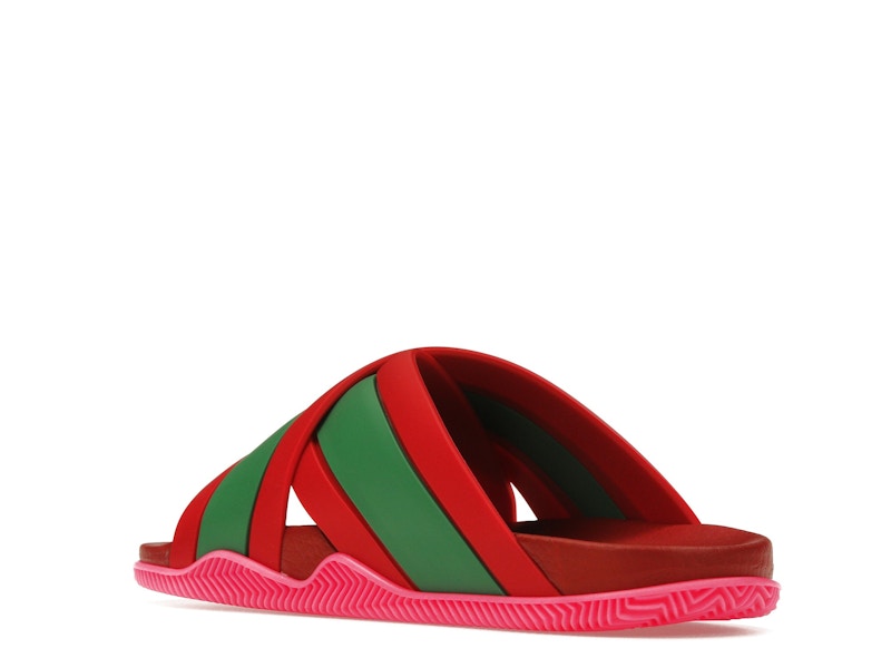 Gucci Web Slide Pink Rubber (Women's) - image 24