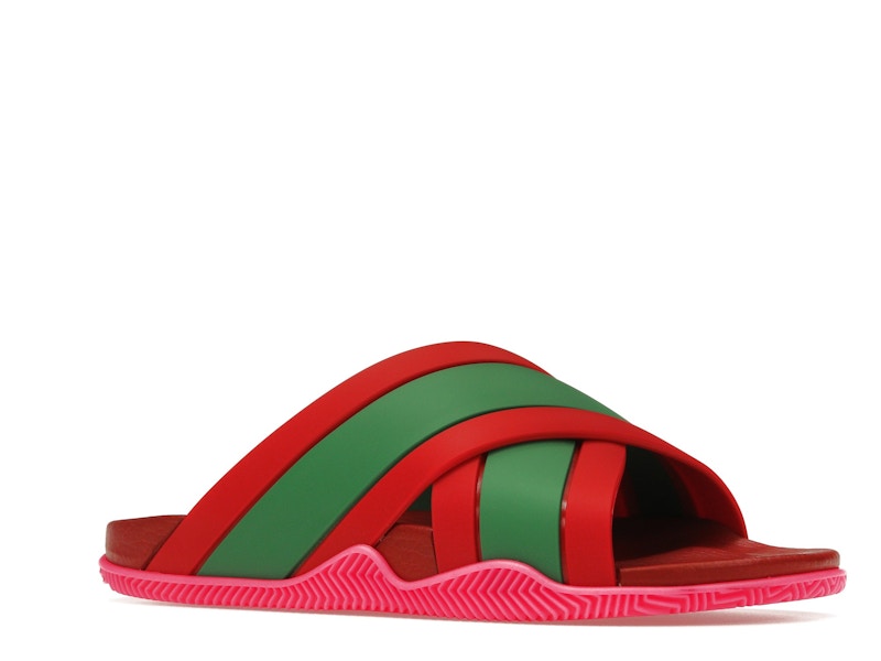 Gucci Web Slide Pink Rubber (Women's) - image 4