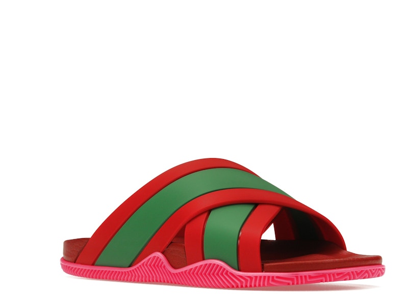 Gucci Web Slide Pink Rubber (Women's) - image 5
