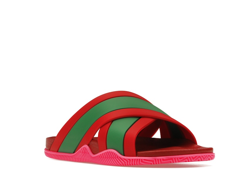 Gucci Web Slide Pink Rubber (Women's) - image 6