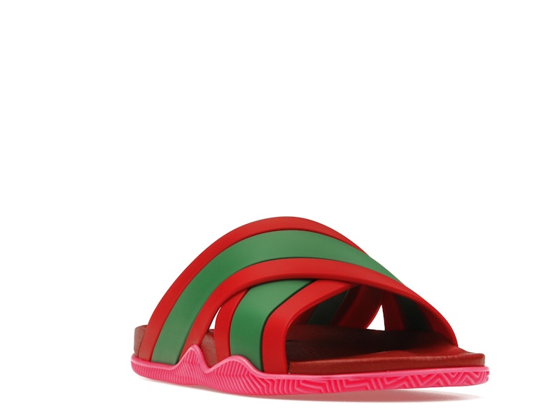 Gucci Web Slide Pink Rubber (Women's) - image 7