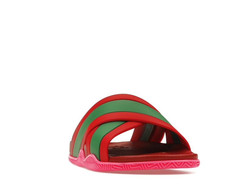 Gucci Web Slide Pink Rubber (Women's) - image 8