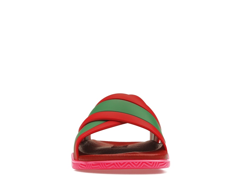 Gucci Web Slide Pink Rubber (Women's) - image 10