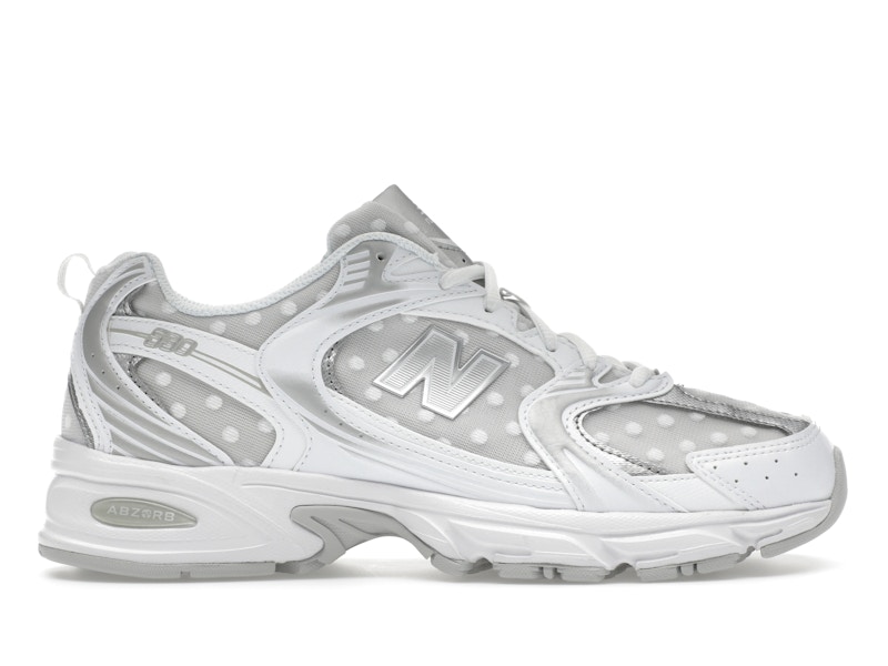 New Balance 530 Silver Metallic Polka Dots