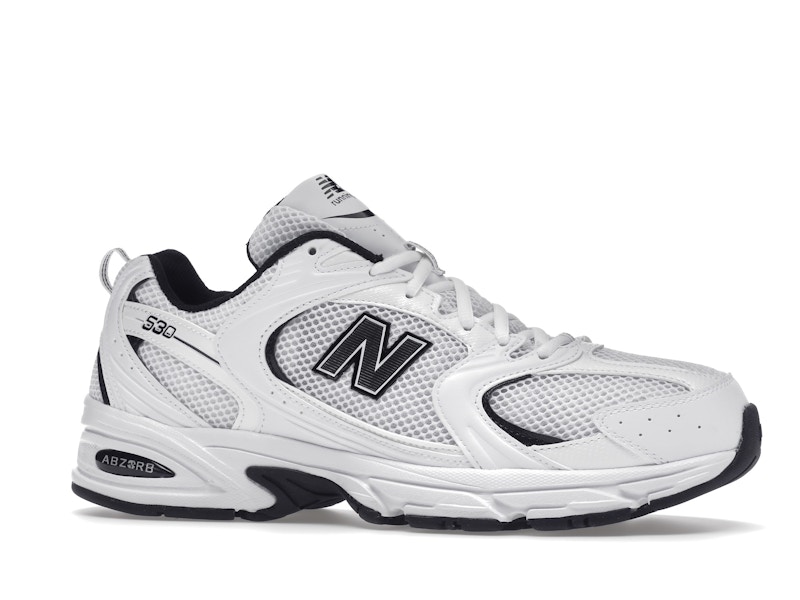 New Balance 530 White Black Details - image 3