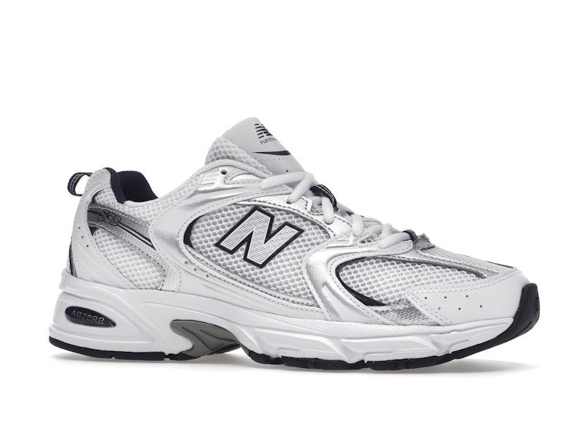 New Balance 530 White Silver Navy - image 3
