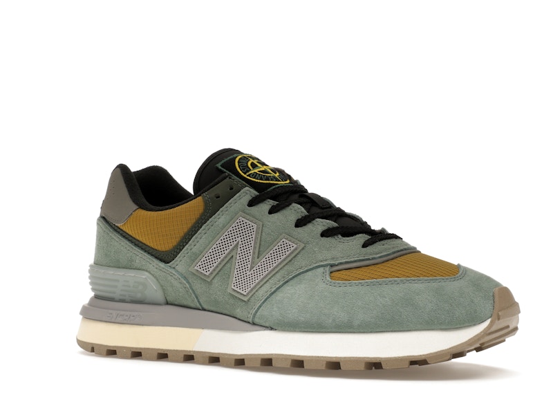 New Balance 574 Legacy Stone Island Light Green - image 4