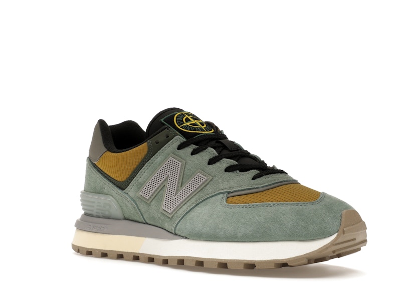 New Balance 574 Legacy Stone Island Light Green - image 5