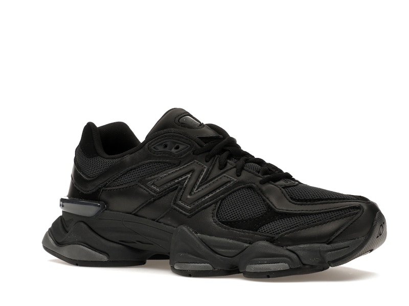 New Balance 9060 Triple Black Leather - image 4