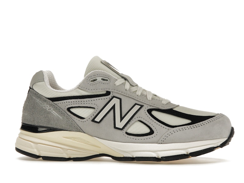 New Balance 990v4 MiUSA Teddy Santis Grey Black Cream - image 2