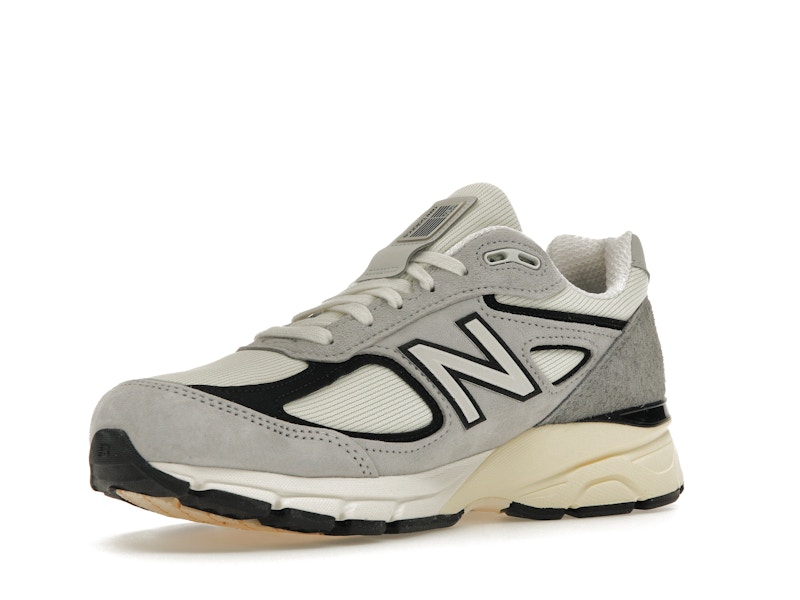 New Balance 990v4 MiUSA Teddy Santis Grey Black Cream - image 15