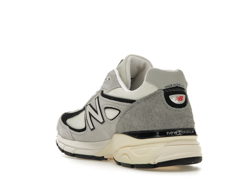New Balance 990v4 MiUSA Teddy Santis Grey Black Cream - image 25