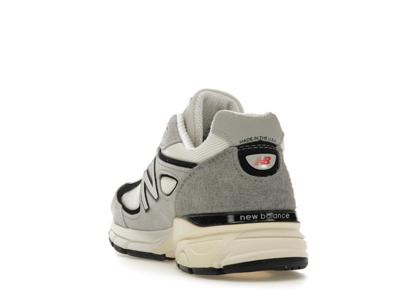 New Balance 990v4 MiUSA Teddy Santis Grey Black Cream - image 26