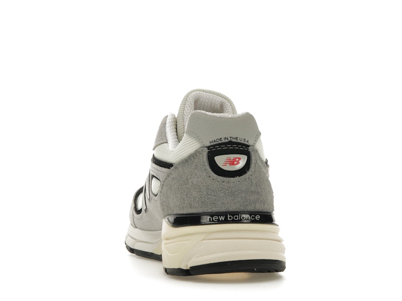 New Balance 990v4 MiUSA Teddy Santis Grey Black Cream - image 27