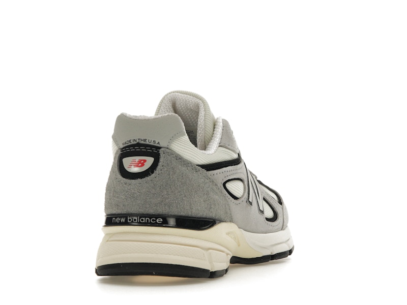 New Balance 990v4 MiUSA Teddy Santis Grey Black Cream - image 30