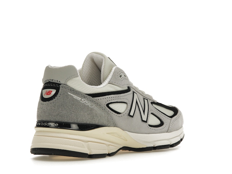 New Balance 990v4 MiUSA Teddy Santis Grey Black Cream - image 32