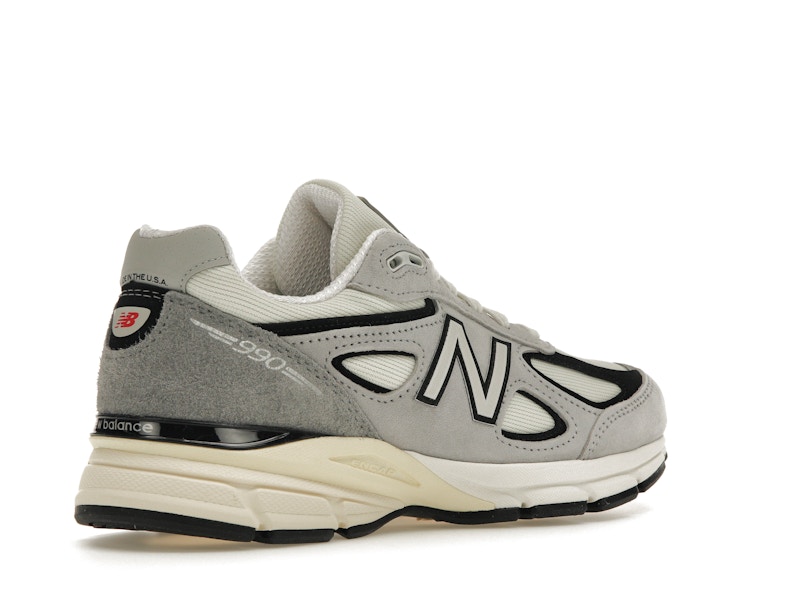 New Balance 990v4 MiUSA Teddy Santis Grey Black Cream - image 33