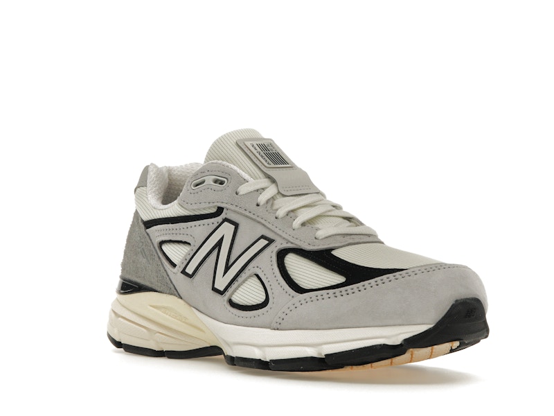 New Balance 990v4 MiUSA Teddy Santis Grey Black Cream - image 6