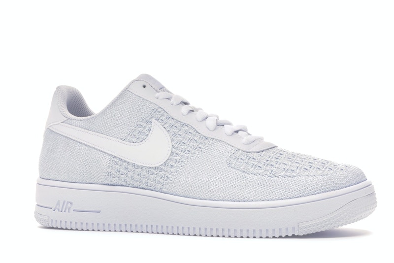 Nike Air Force 1 Flyknit 2 White Pure Platinum - image 3