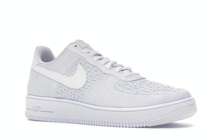 Nike Air Force 1 Flyknit 2 White Pure Platinum - image 4