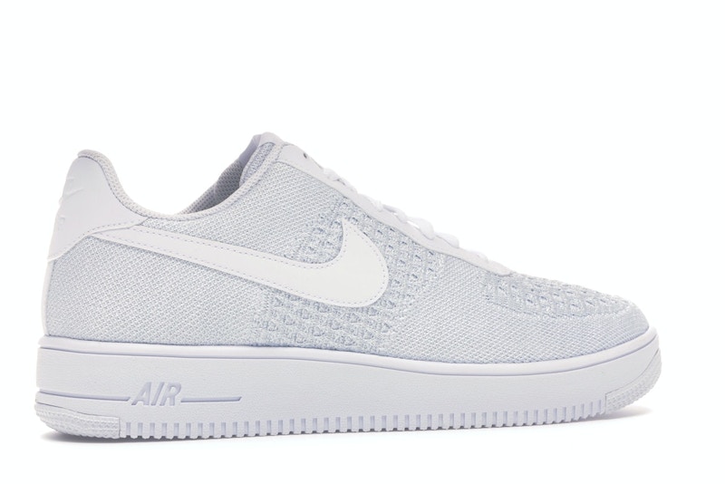 Nike Air Force 1 Flyknit 2 White Pure Platinum - image 35