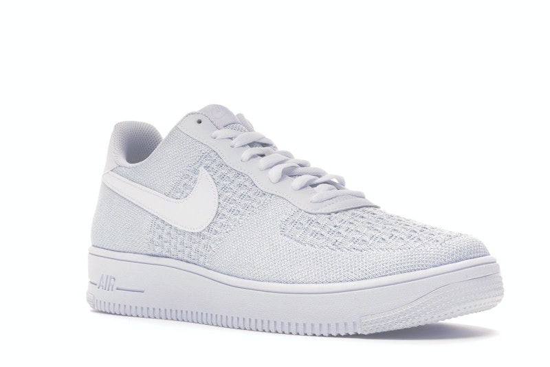 Nike Air Force 1 Flyknit 2 White Pure Platinum - image 5