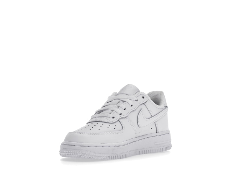 Nike Air Force 1 Low LE Triple White (PS) - image 14